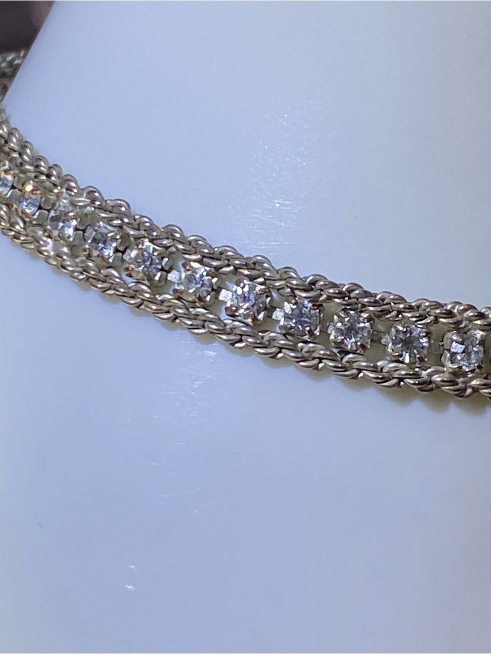 Gold Crystal Chain Bracelet - Elegant Women Jewelry